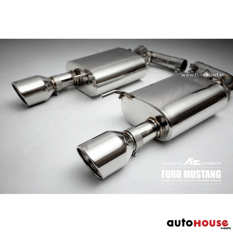 FI Exhaust Valvetronic Cat-back system For Ford Mustang MK6 | 2.3T Ecoboost | Dual Tips | 2015+ Cat Back Exhaust System