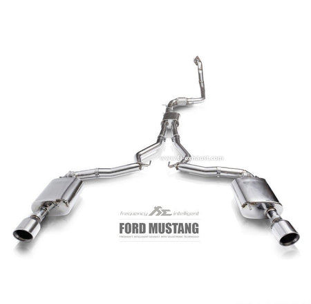 FI Exhaust Valvetronic Cat-back System For Ford Mustang MK6 GT 5.0 | Pre-Facelift | Dual Tips | 2015-2017 Cat Back