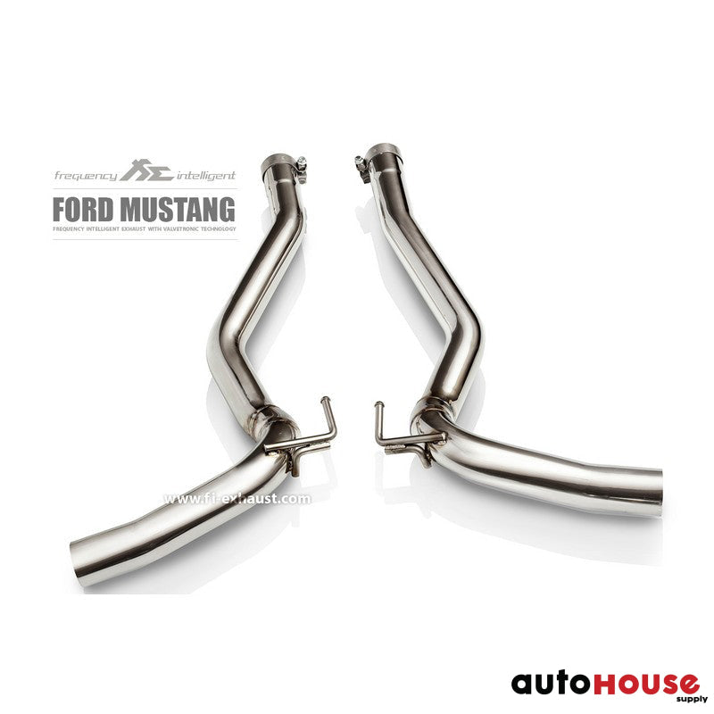FI Exhaust Valvetronic Cat-back System For Ford Mustang MK6 GT 5.0 | Pre-Facelift | Quad Tips | 2015-2017 Cat Back