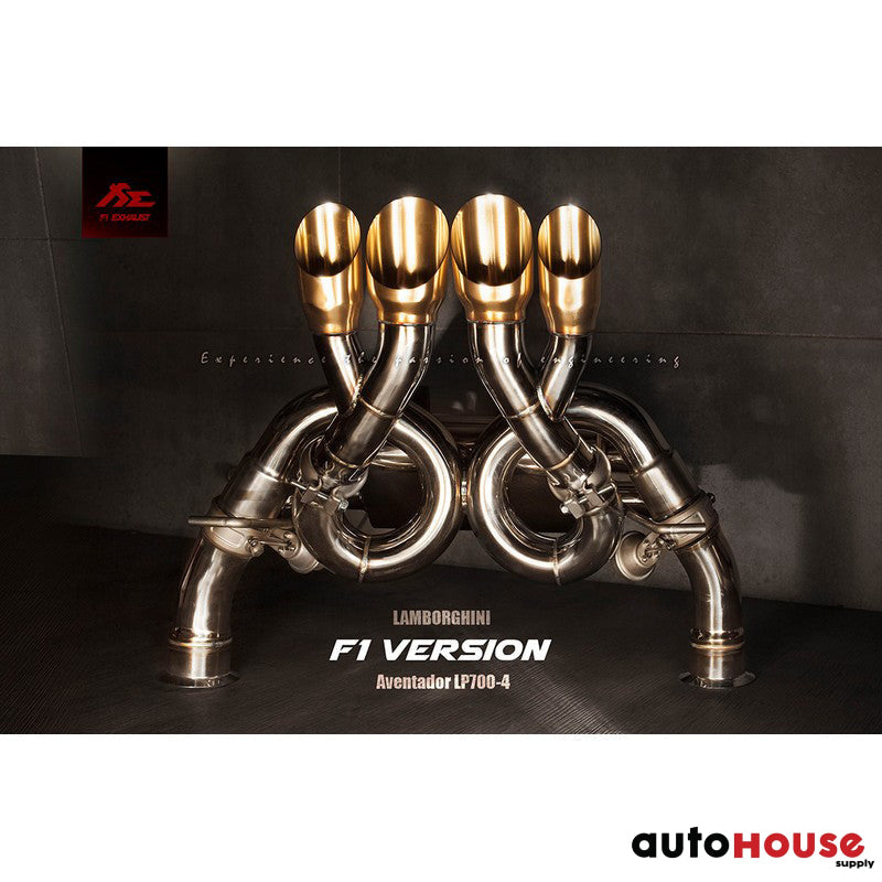 FI Exhaust Valvetronic Cat-Back System For Lamborghini Aventador LP700-4 F1 High Pitch 2011-2015 Cat Back Exhaust System