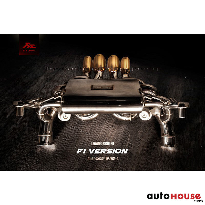 FI Exhaust Valvetronic Cat-Back System For Lamborghini Aventador LP700-4 F1 High Pitch 2011-2015 Cat Back Exhaust System