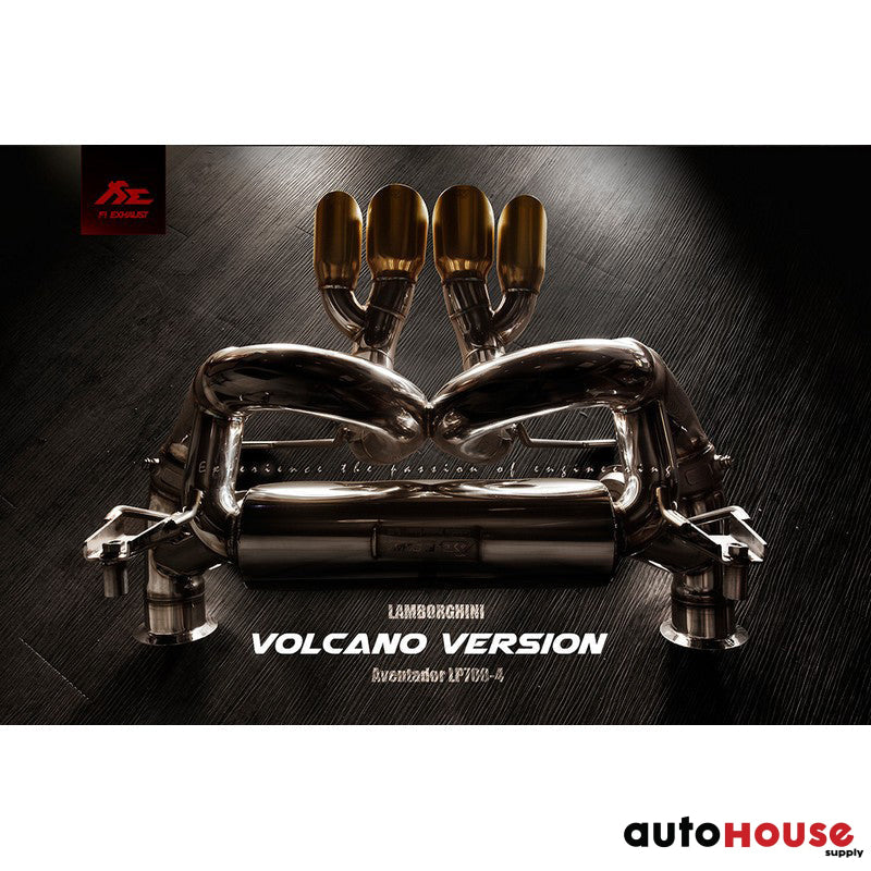 FI Exhaust Valvetronic Cat-Back System For Lamborghini Aventador LP700-4 Volcano 2011-2015 Cat Back Exhaust System