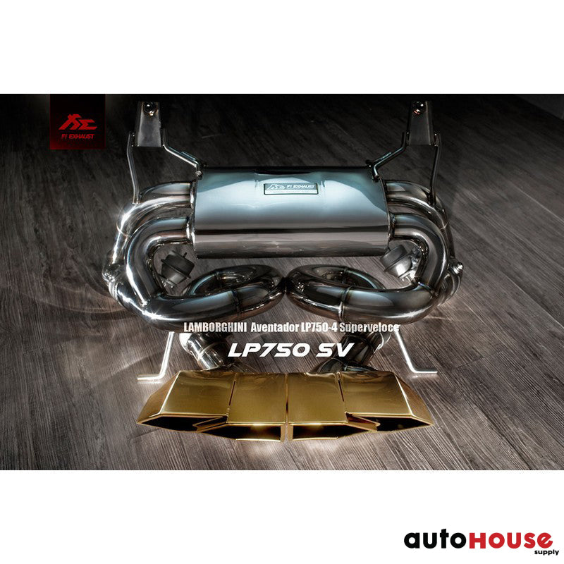 FI Exhaust Valvetronic Cat-Back System For Lamborghini Aventador LP750-4 SV Street King 2015-2017 Cat Back Exhaust