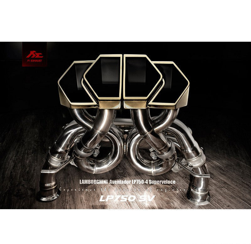 FI Exhaust Valvetronic Cat-Back System For Lamborghini Aventador LP750-4 SV Street King 2015-2017 Cat Back Exhaust