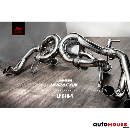 FI Exhaust Valvetronic Cat-Back System For Lamborghini Huracan LP610-4 2014-2021 Cat Back Exhaust System