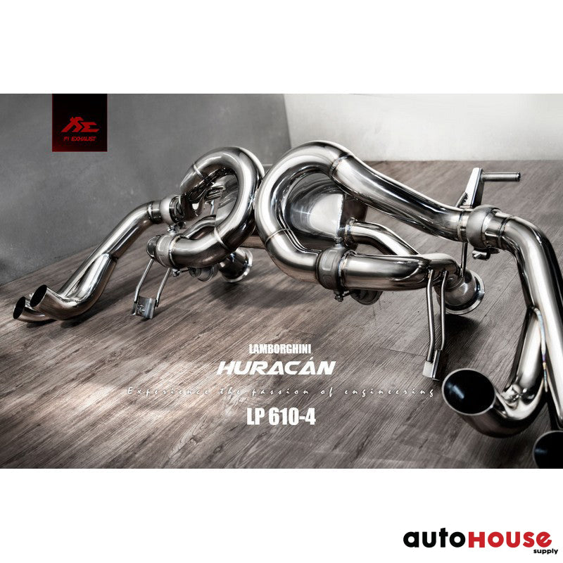 FI Exhaust Valvetronic Cat-Back System For Lamborghini Huracan LP610-4 Titanium 2014-2021 Cat Back Exhaust System