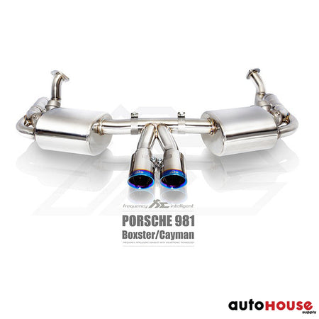 FI Exhaust Valvetronic Cat-Back System For Porsche 981 Boxster / Cayman 2012-2016 Cat Back Exhaust System