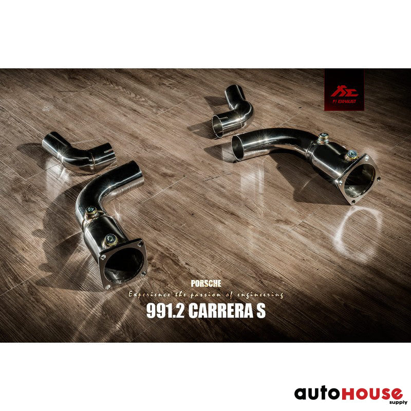 FI Exhaust Valvetronic Cat-Back System For Porsche 991.2 Carrera S 2017-2019 ’Catless Downpipe + Valvetronic Muffler