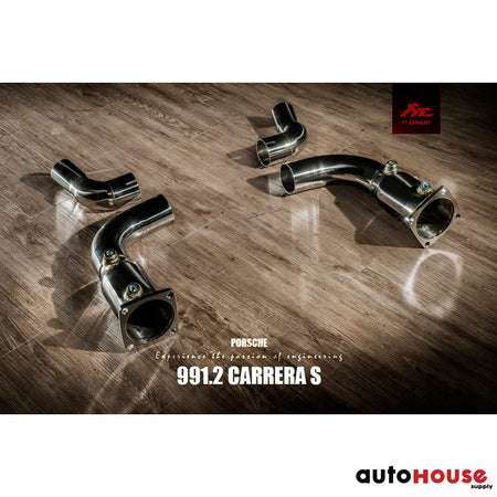 FI Exhaust Valvetronic Cat-Back System For Porsche 991.2 Carrera S 2017-2019 ’Catless Downpipe + Valvetronic Muffler