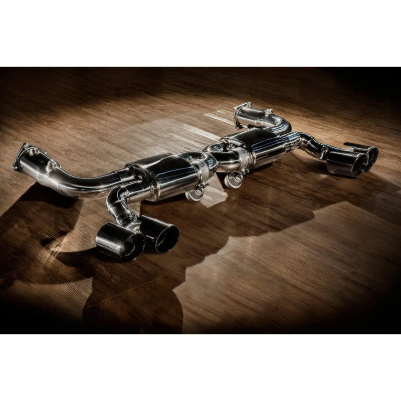 FI Exhaust Valvetronic Cat-Back System For Porsche 991.2 Carrera S 2017-2019 ’Catless Downpipe + Valvetronic Muffler