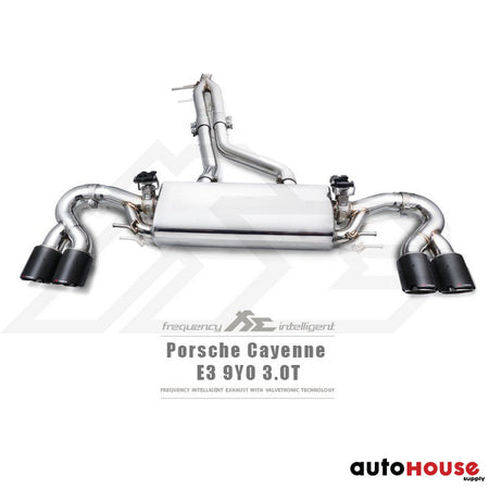 FI Exhaust Valvetronic Cat-Back System For Porsche 9Y0 Cayenne 3.0T 2018-2021 Cat Back Exhaust System
