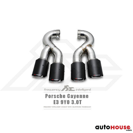 FI Exhaust Valvetronic Cat-Back System For Porsche 9Y0 Cayenne 3.0T 2018-2021 Cat Back Exhaust System